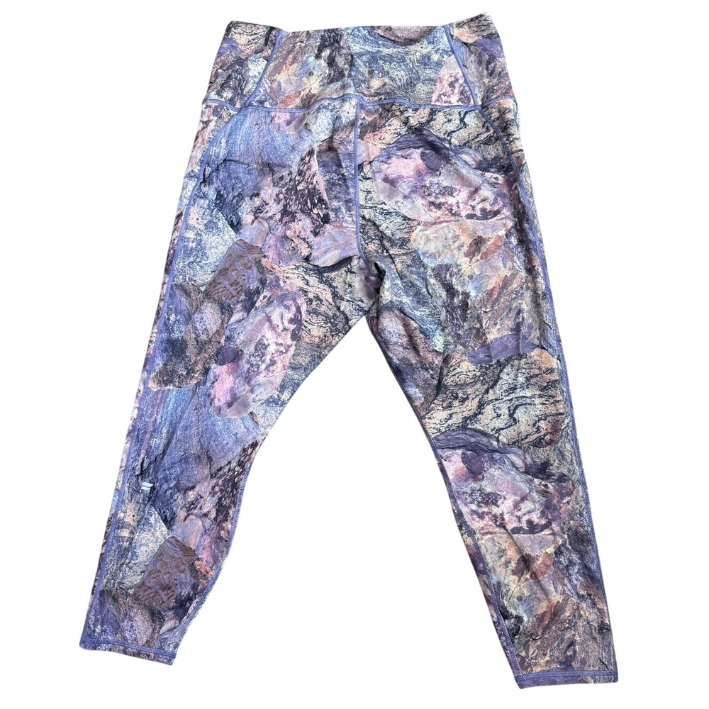 FABLETICS Women's XXL Purple Define PowerHold Ultra 7/8 Leggings Orchid Moonrock
